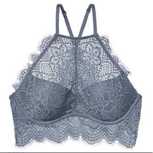 Victoria’s Secret High Neck Eyelash Lace Bralette